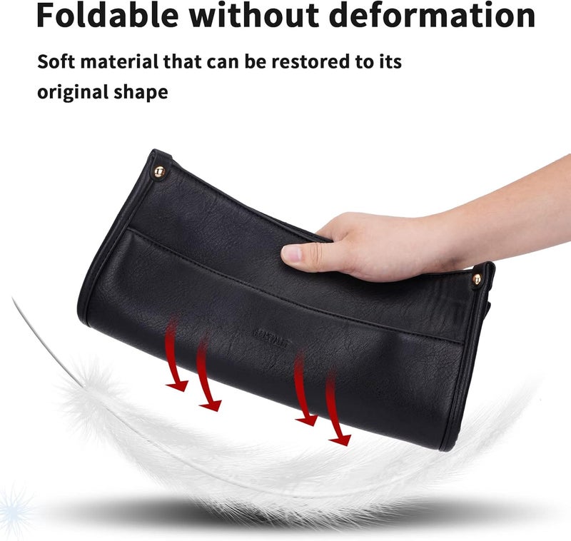 HKCLUF Crossbody Bags for Women Trendy Vegan Leather Hobo Handbags With 2PCS Adjustable Guitar Strap Shoulder Bucket Bags - Image 5